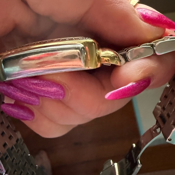 Michele Deco Madison Diamond Two-Tone 18k/SS Diamond Dial Watch $4000 - Picture 9 of 14